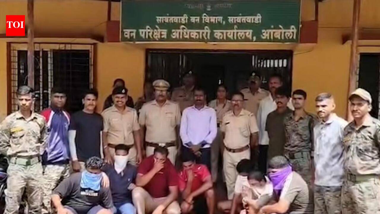 Eight poachers held from the Amboli forest range