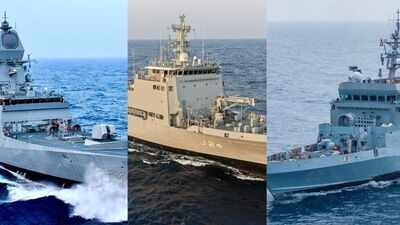 PM Modi to preside over ceremony to commission 2 warships, one survey vessel into Navy tomorrow