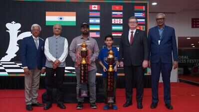 Iniyan Pa, Nithin Babu, Madhvendra Pratap Sharma emerge champs at 360 ONE Global Chess Festival