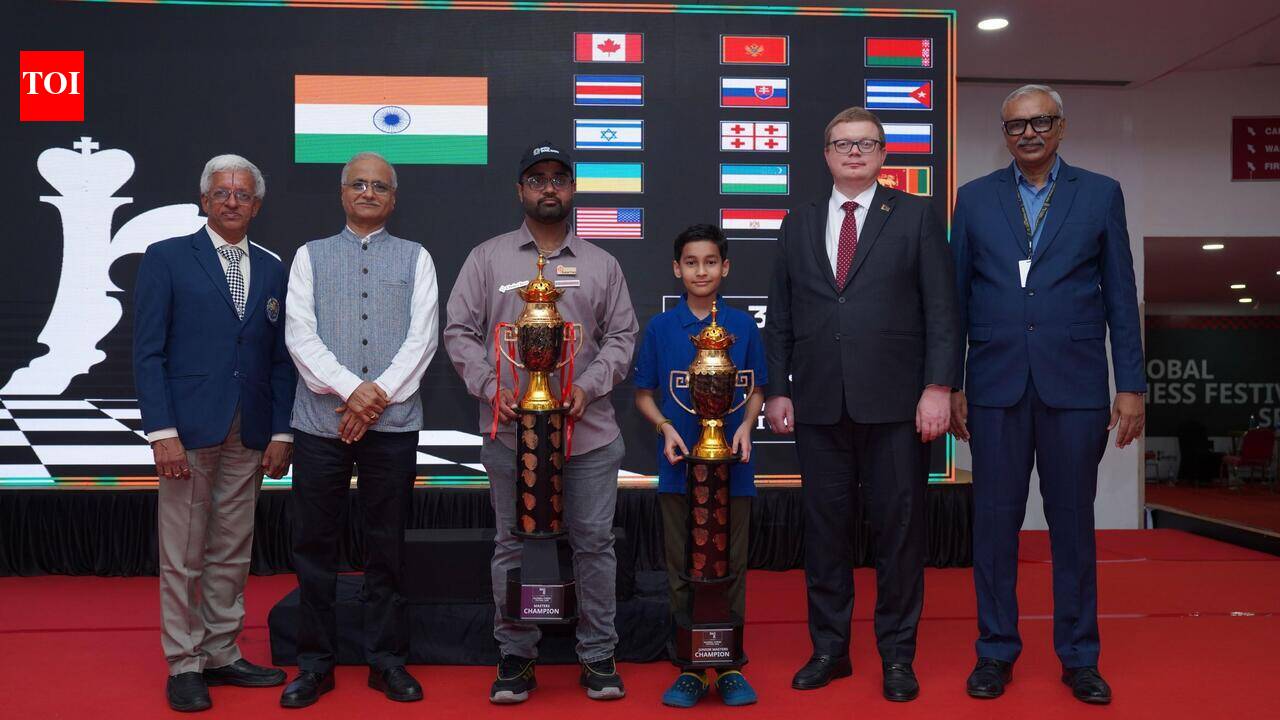 Iniyan Pa, Nithin Babu, Madhvendra Pratap Sharma emerge champs at 360 ONE Global Chess Festival
