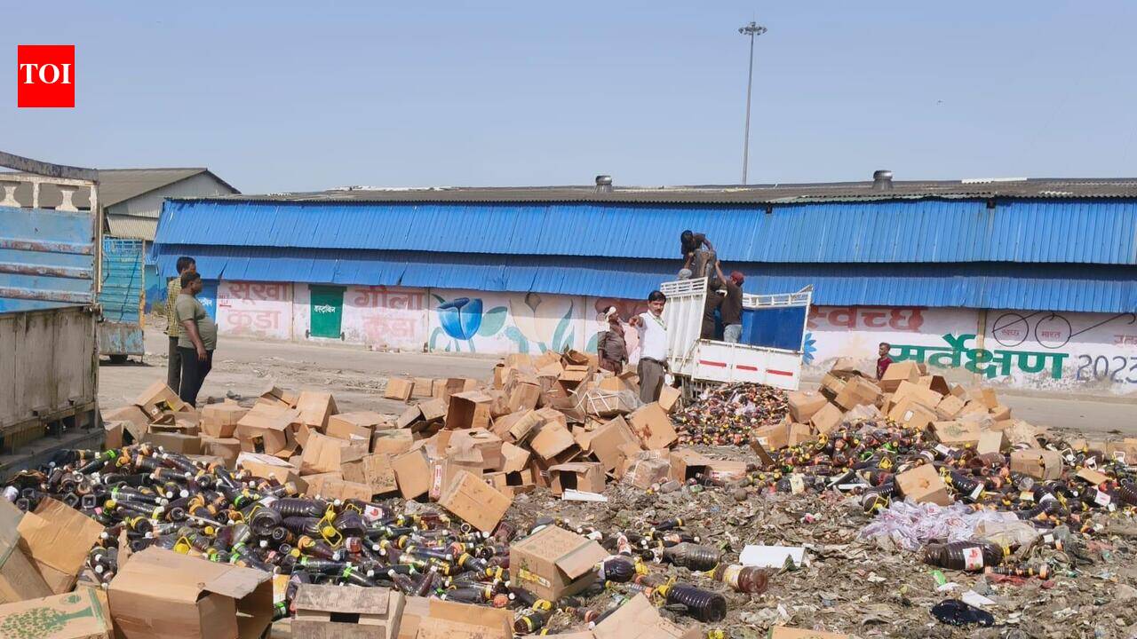 FSDA team destroys 8,600 litre of expired food items worth over Rs 32 lakh