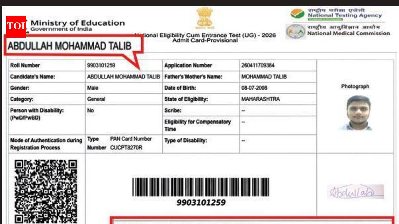 Nagpur aspirant allotted Abu Dhabi as NEET re-test centre, family in shock