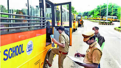 55k school bus drivers caught using phones while driving in Hyd