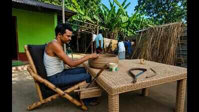 MSU study offers relief for Assam’s Bamboo Artisans through ergonomic workstation