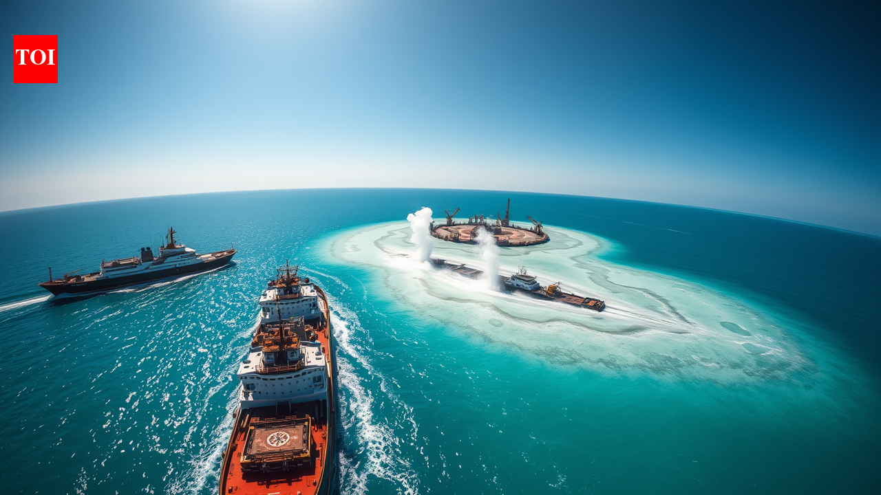 China's biggest island-building project in years: How Antelope Reef grew to 1,490 acres in months