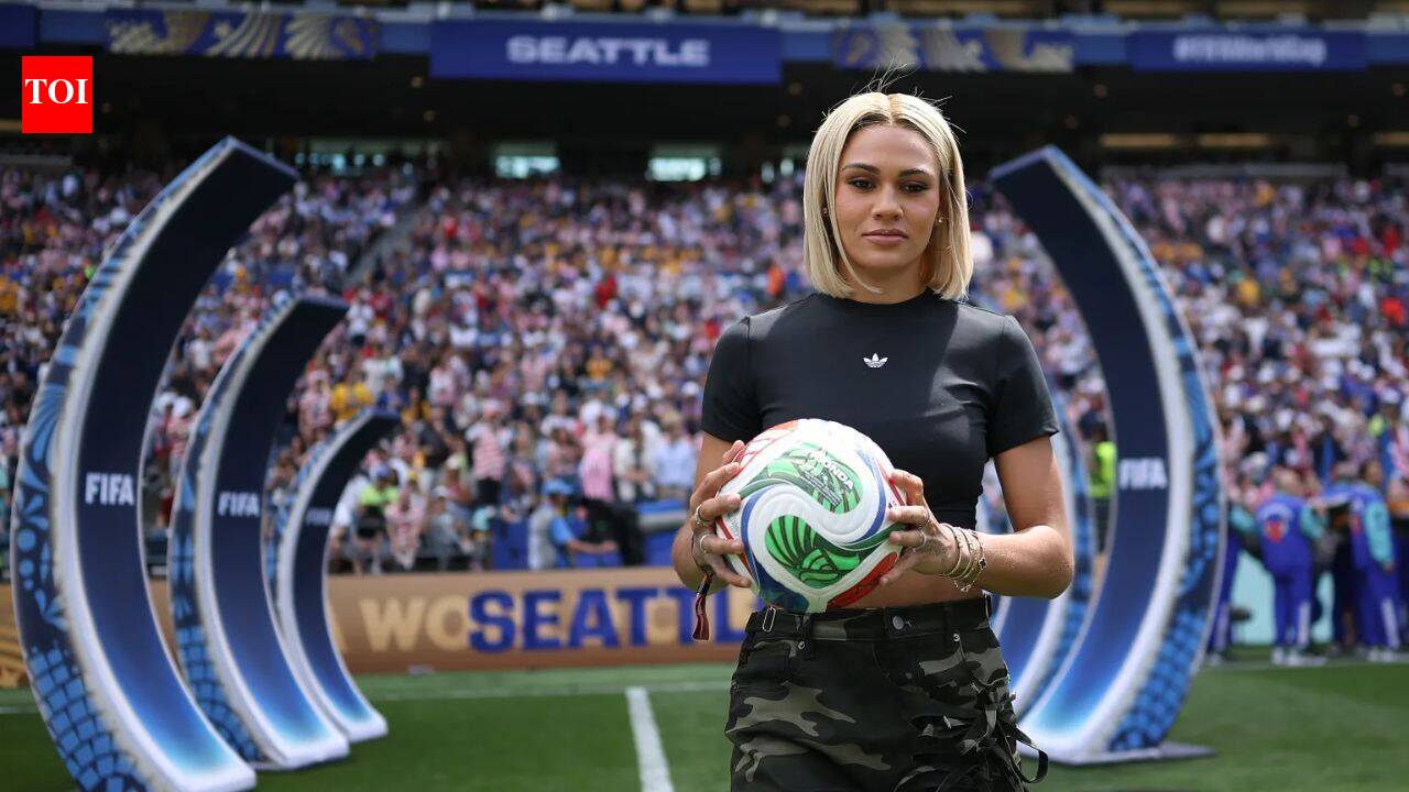 USA defeats Australia at World Cup with Trinity Rodman and Ciara watching from the stands
