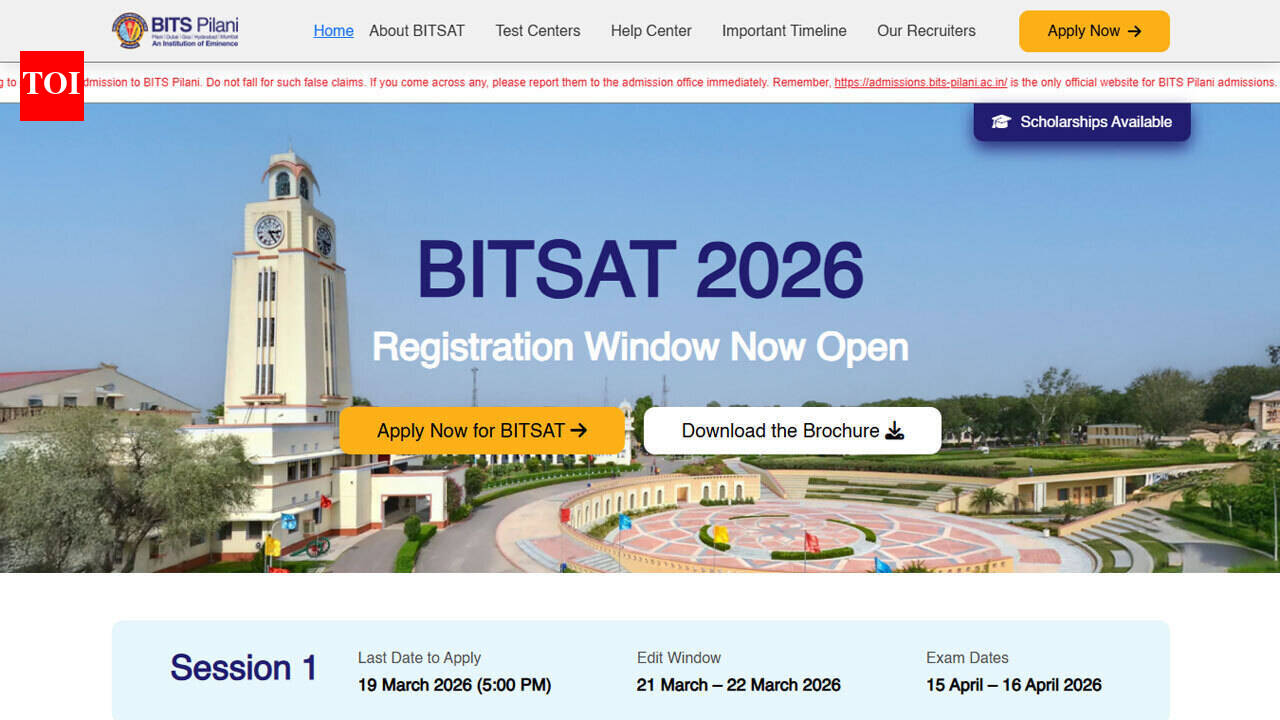 BITSAT 2026 seat allotment result out today, counselling process moves to next stage