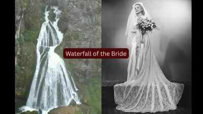 Travellers can’t believe this waterfall looks like a woman dressed in white bridal gown; here’s how to reach it