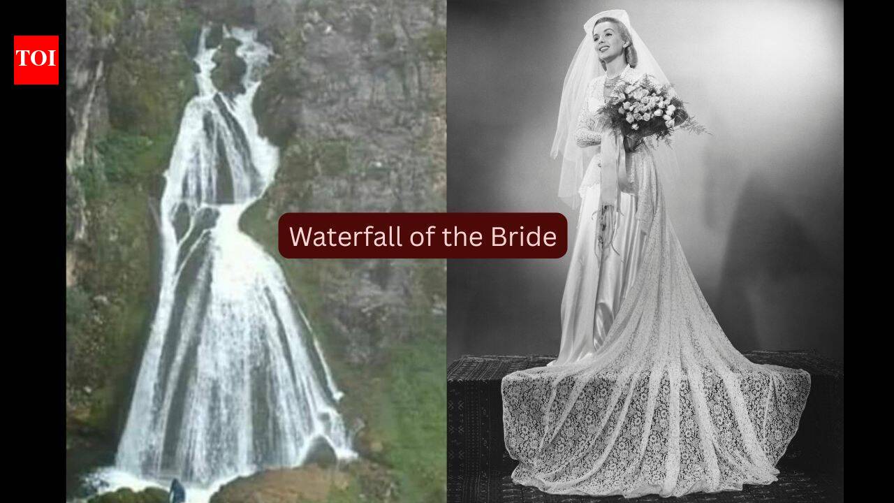 Travellers can’t believe this waterfall looks like a woman dressed in white bridal gown; here’s how to reach it