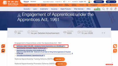 Bank of Baroda apprenticeship online exam June 21; BFSI SSC shares login details