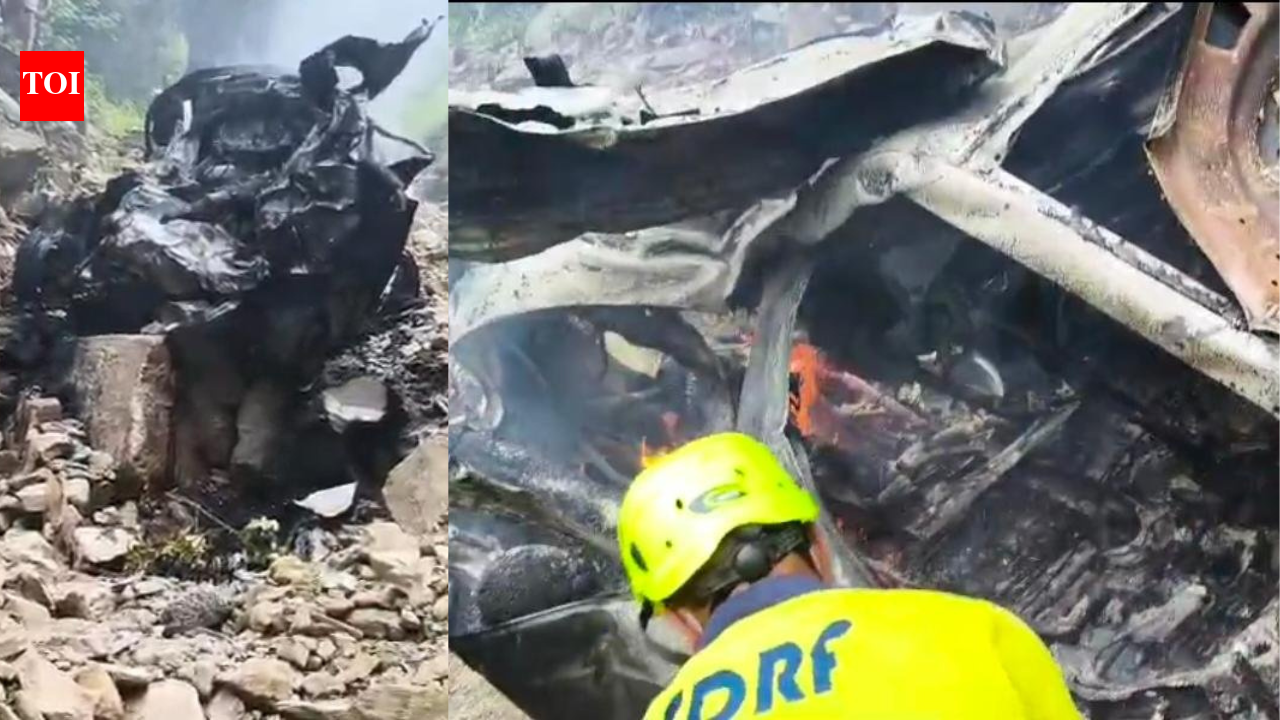 2 burnt to death, 3 injured after newly bought car falls into gorge and catches fire