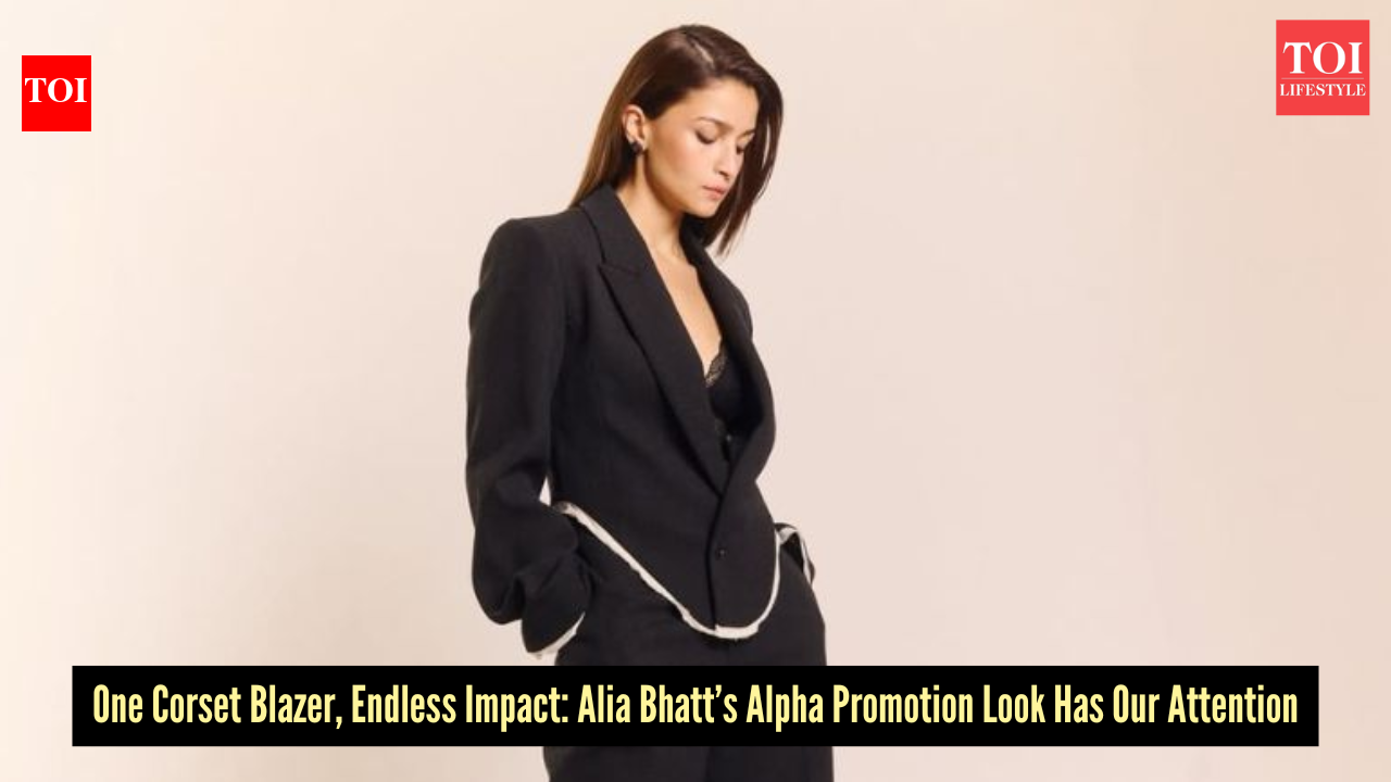 Alia Bhatt’s Delhi appearance for ‘Alpha’ came with a masterclass in power dressing