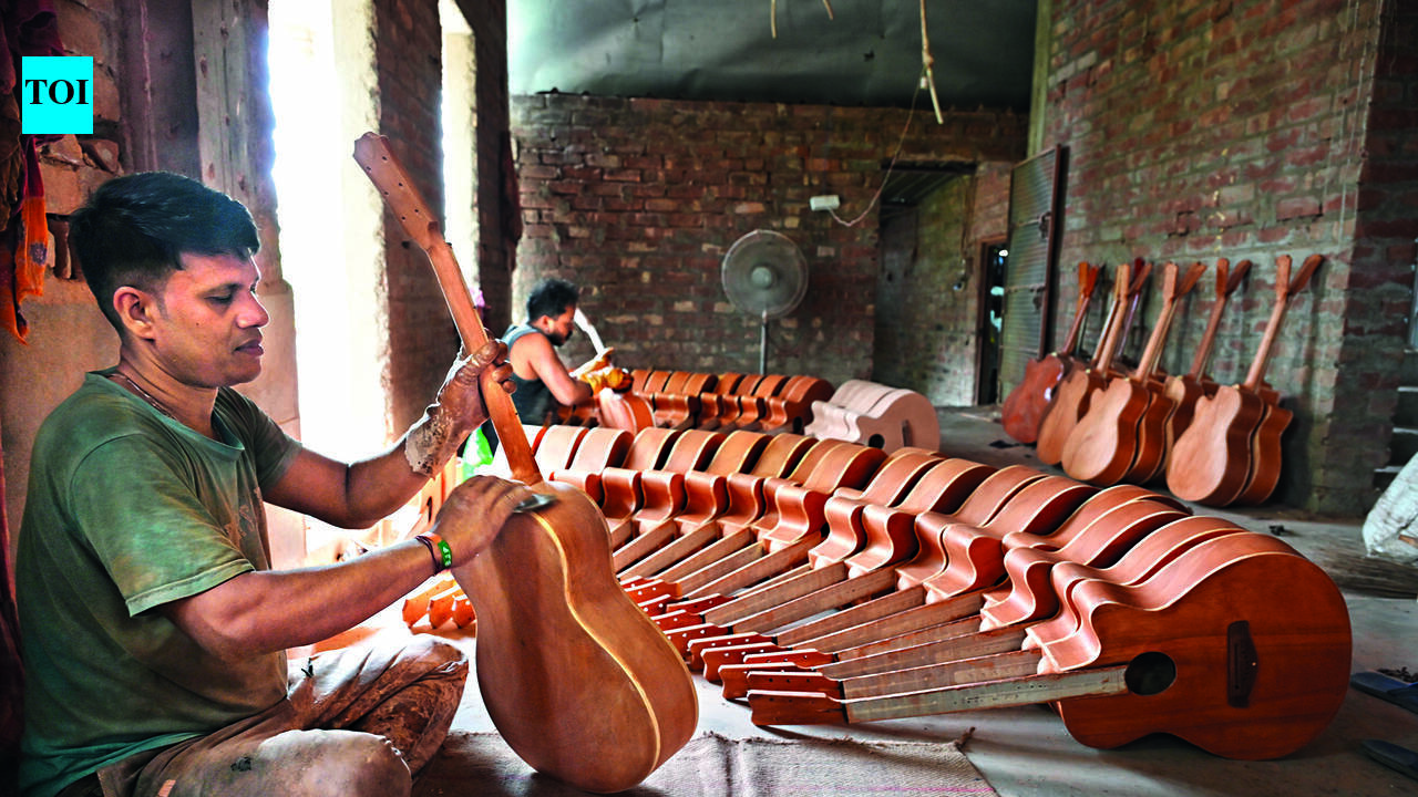 Inside Guitar Gram: The Bengal village making handmade guitars for musicians across South Asia