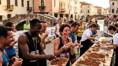 Italy is ready to run...for tiramisu of course