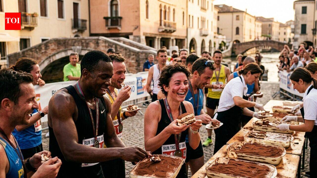 Italy is ready to run...for tiramisu of course