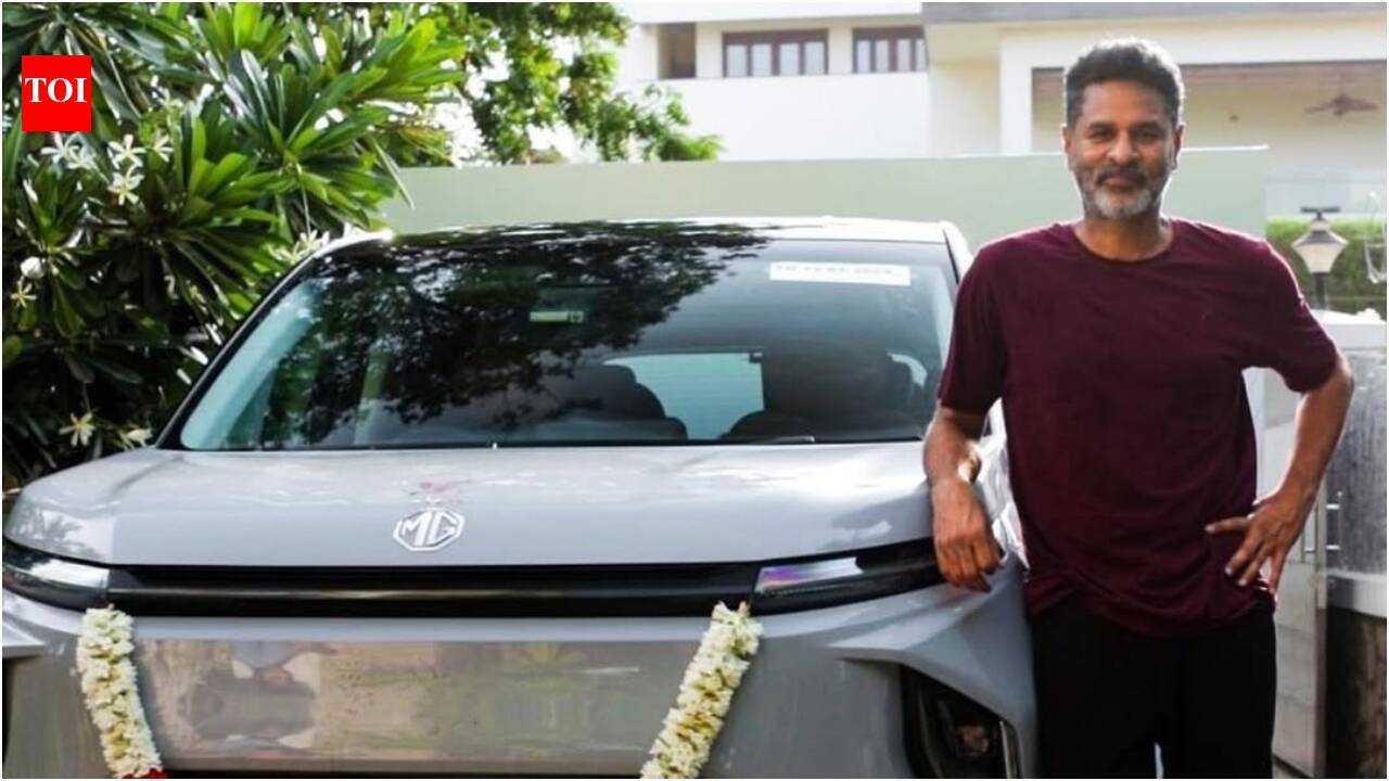Prabhu Deva buys an ultra-luxurious electric limousine worth Rs 70 lakh featuring 16-way adjustable massage seats and dual sunroof - SEE PICS