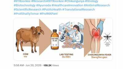 IIT Roorkee's anti-virus Gau Mutra post goes viral; internet debates over findings
