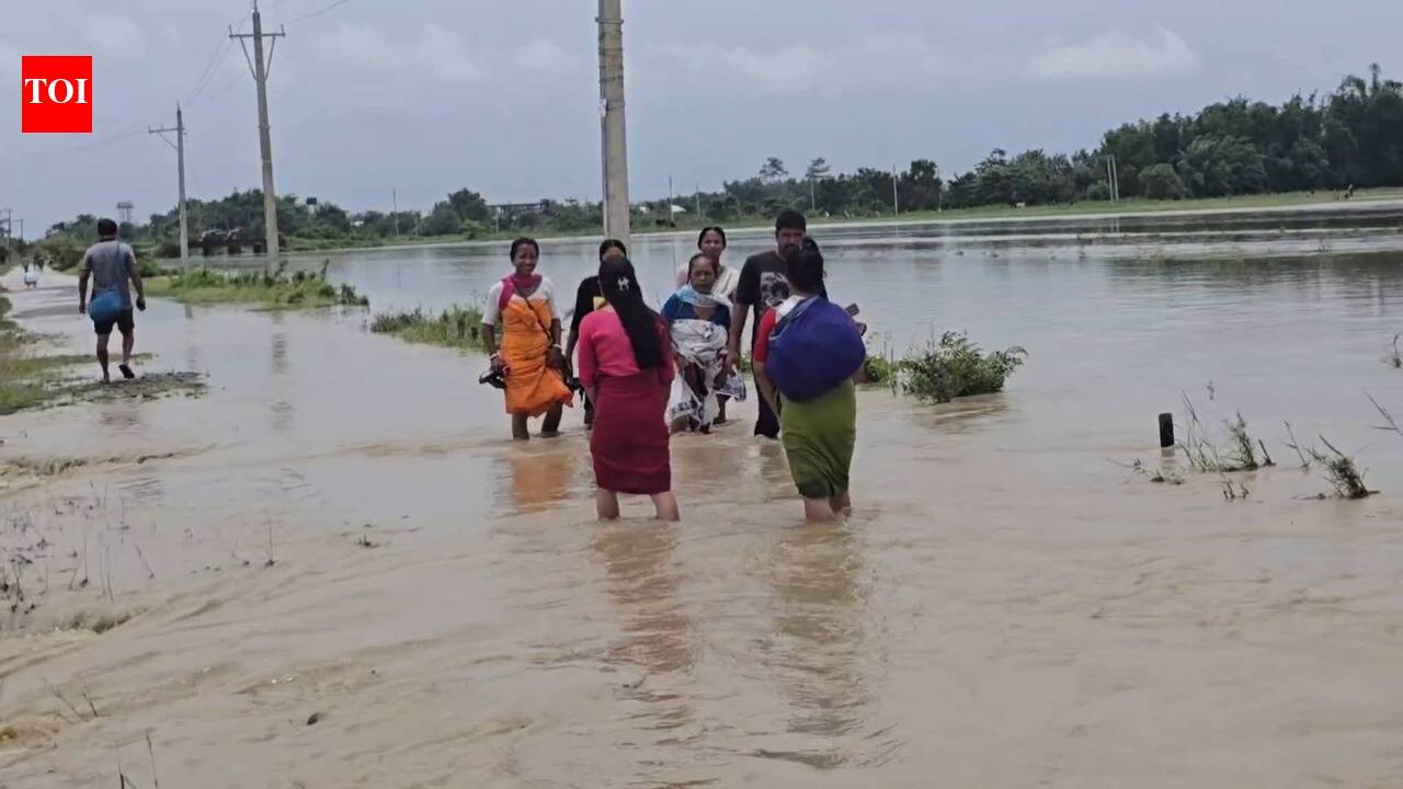 Depi, Dikhari rivers in spate, 7 houses washed away in Jonai