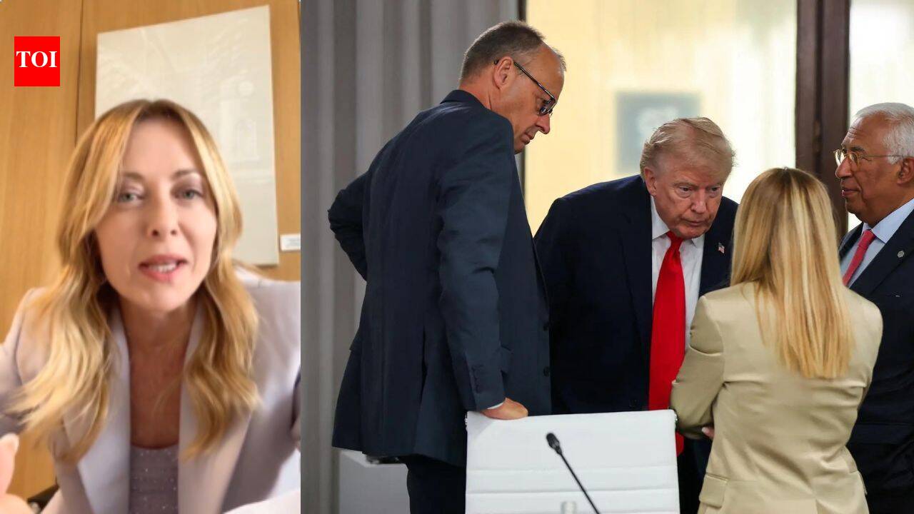 'She wants to be friends again': Trump repeats Meloni asked for photo 'over and over' at G7