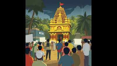 Locals oppose commercial activities near Igguthappa temple