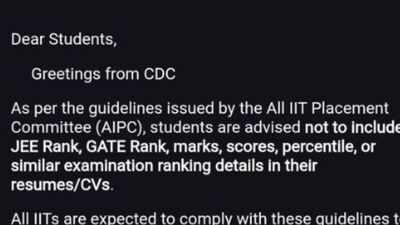 'A country that hides its merits': Indian Institutes of Technology ask students to remove JEE, GATE grades from resumes
