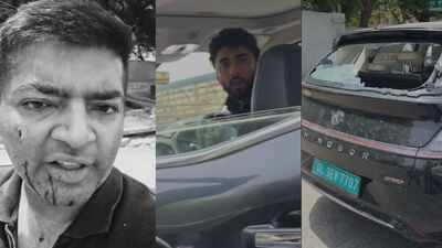 ‘Didn’t give way, so they attacked me’: BBA students chase Delhi man’s car, beat him up, smash windows