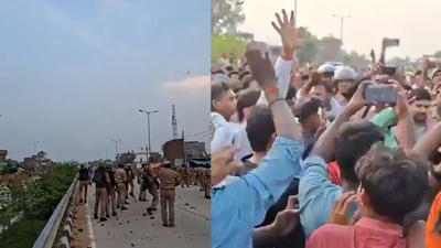 Woman's death triggers highway blockade, stone-pelting at police as villagers demand safer crossing in UP