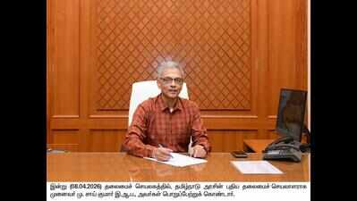 TN govt seeks extension of chief secretary tenure by 3 months