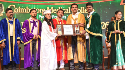 Controversy erupts after songs from Vijay movies, TVK campaigns played during convocations at Coimbatore medical colleges