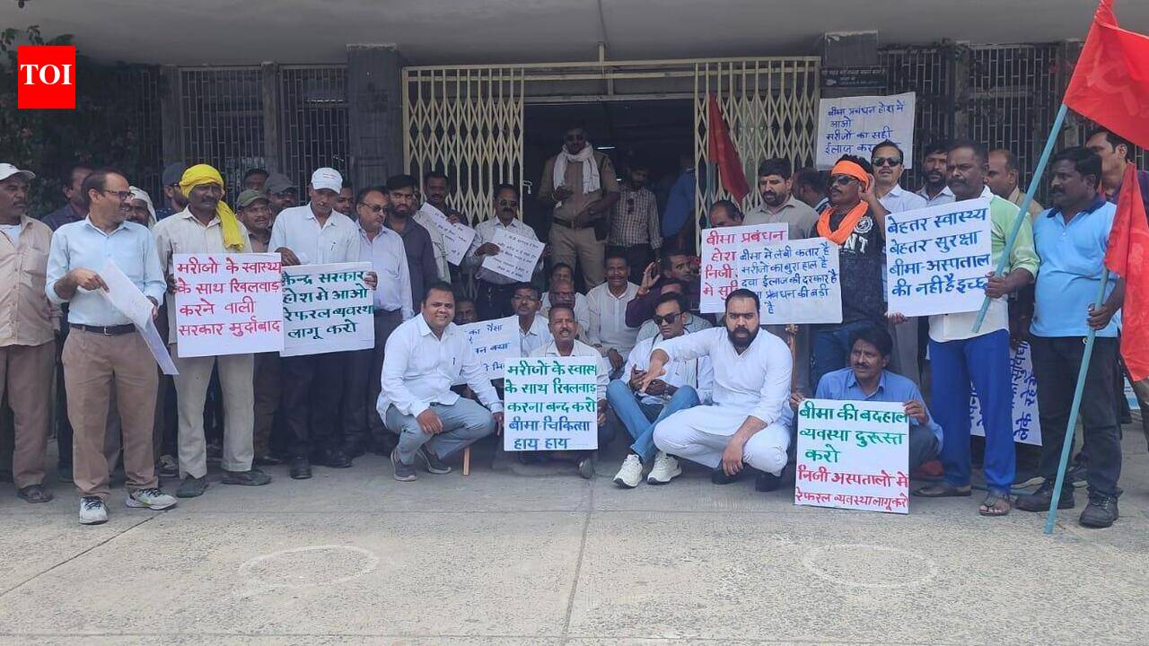 ESIC protest over stalled services, equipment failures at Sonagiri hospital