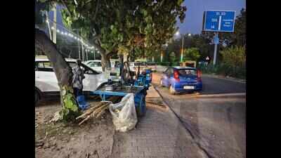 Broken pavements, encroachments turn walking into a nightmare in Panchkula