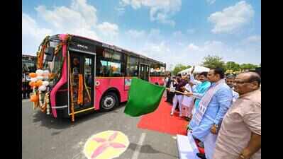 Four months after trial run, Jaipur gets 29 new e-buses