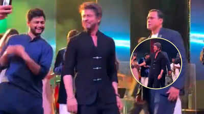 Shah Rukh Khan sets the dance floor on fire at Supriya Sule's daughter Revati's pre-wedding bash, grooves to 'Koi Mil Gaya'