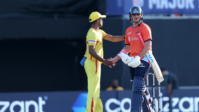 Lhuan-dre Pretorius stars as San Francisco Unicorns cruise past Texas Super Kings by seven wickets
