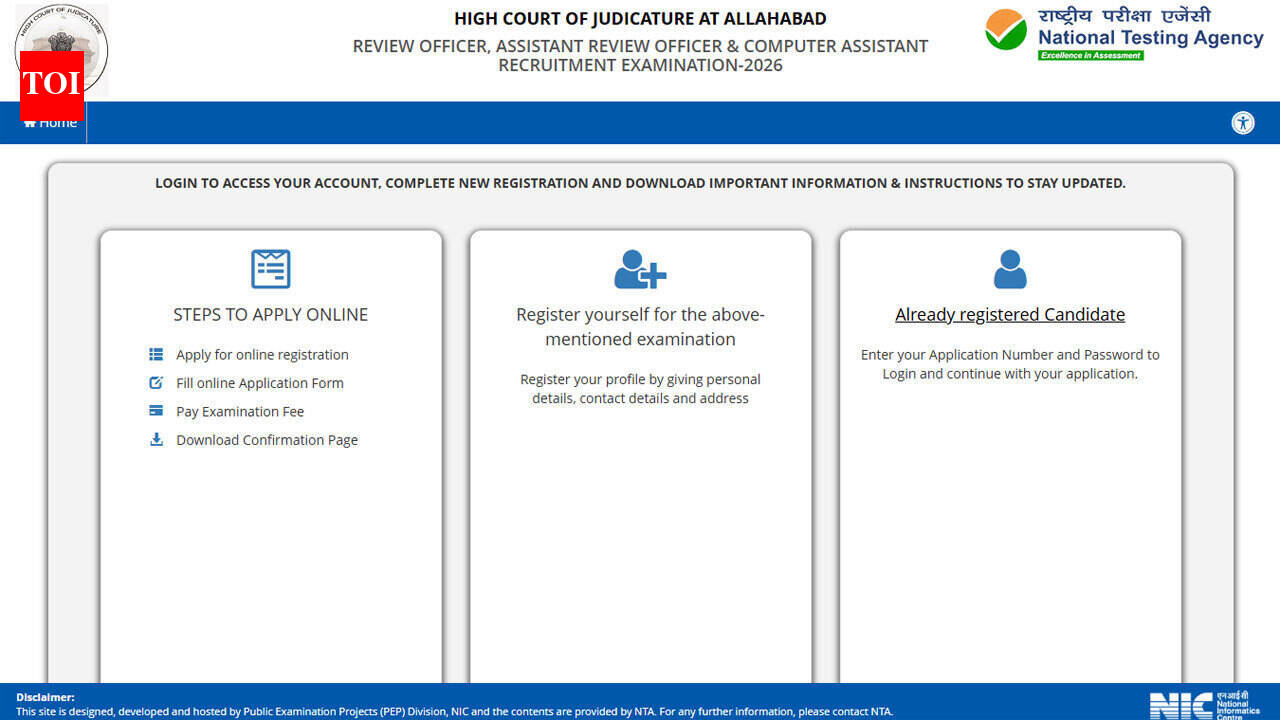 Allahabad High Court RO, ARO recruitment 2026: Application window for 543 posts closes today: Direct link