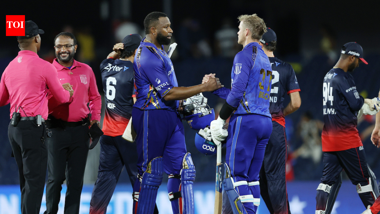 Kieron Pollard's century goes in vain as MI New York lose by 30 runs to Washington Freedom