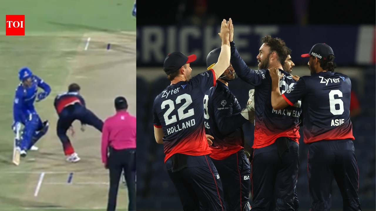 Watch: Maxwell pulls off stunning run-out to dismiss de Kock in MLC