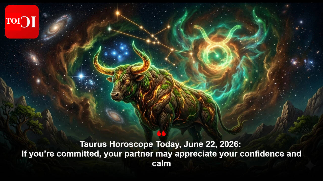 Taurus Horoscope Today, June 22, 2026: If you’re committed, your partner may appreciate your confidence and calm