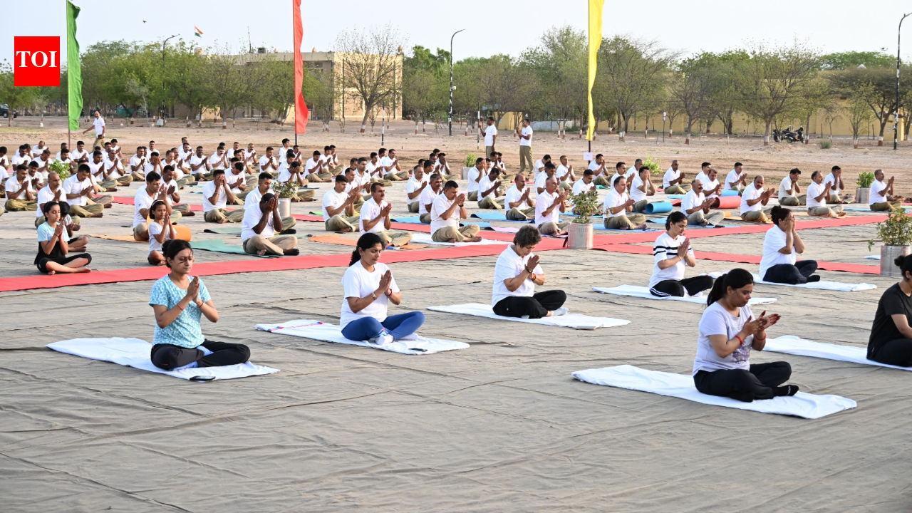 BSF celebrates International Yoga Day 2026 along the India-Pakistan Border in Rajasthan