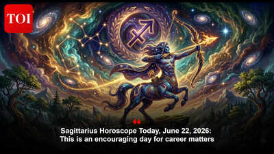 Sagittarius Horoscope Today, June 22, 2026: This is an encouraging day for career matters