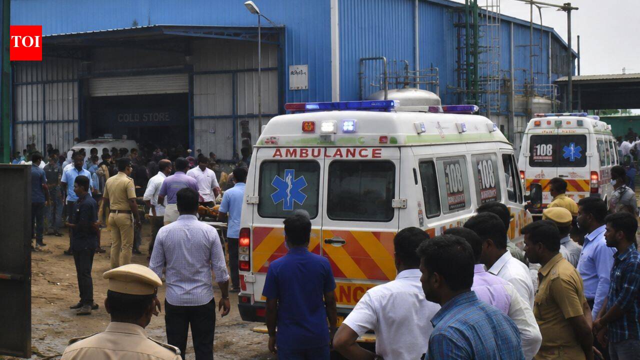 2 dead, over 40 hospitalised after ammonia gas leak at seafood processing unit in Tamil Nadu