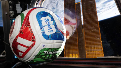  FIFA's official 2026 match ball  'Trionda' reaches ISS for Nasa experiment