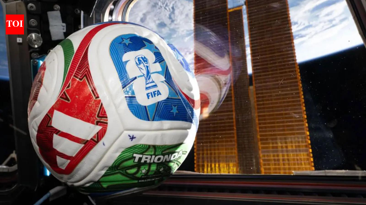 Football world cup goes orbital: FIFA's official 2026 match ball 'Trionda' reaches ISS for Nasa experiment