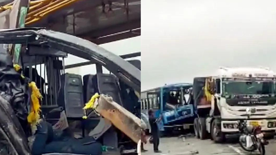 1 dead, 25 injured as bus rams truck on NH-27 in Bengal's Jalpaiguri, government announces compensation