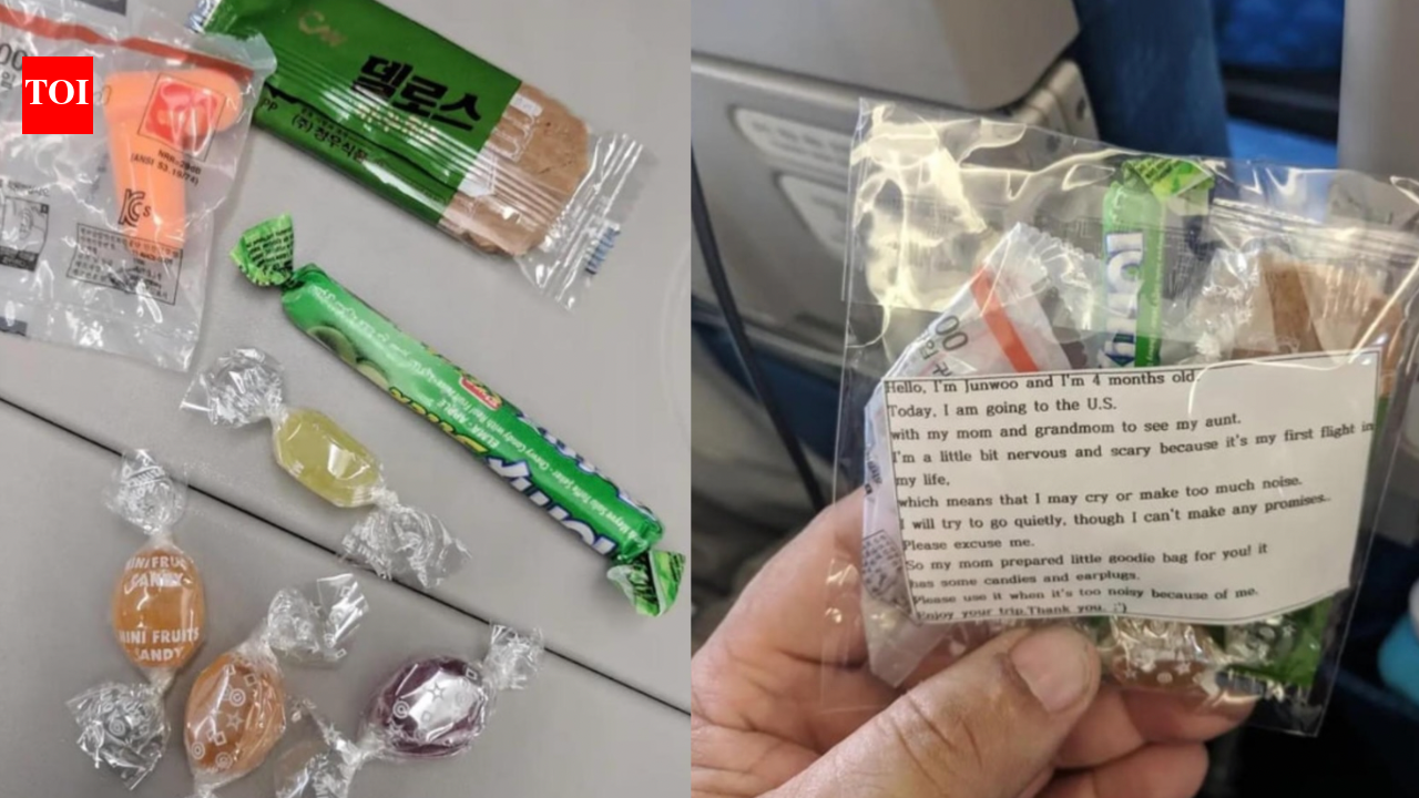 Mother gives 200 goodie bags before flying with her 4-month-old, and the reason is touching