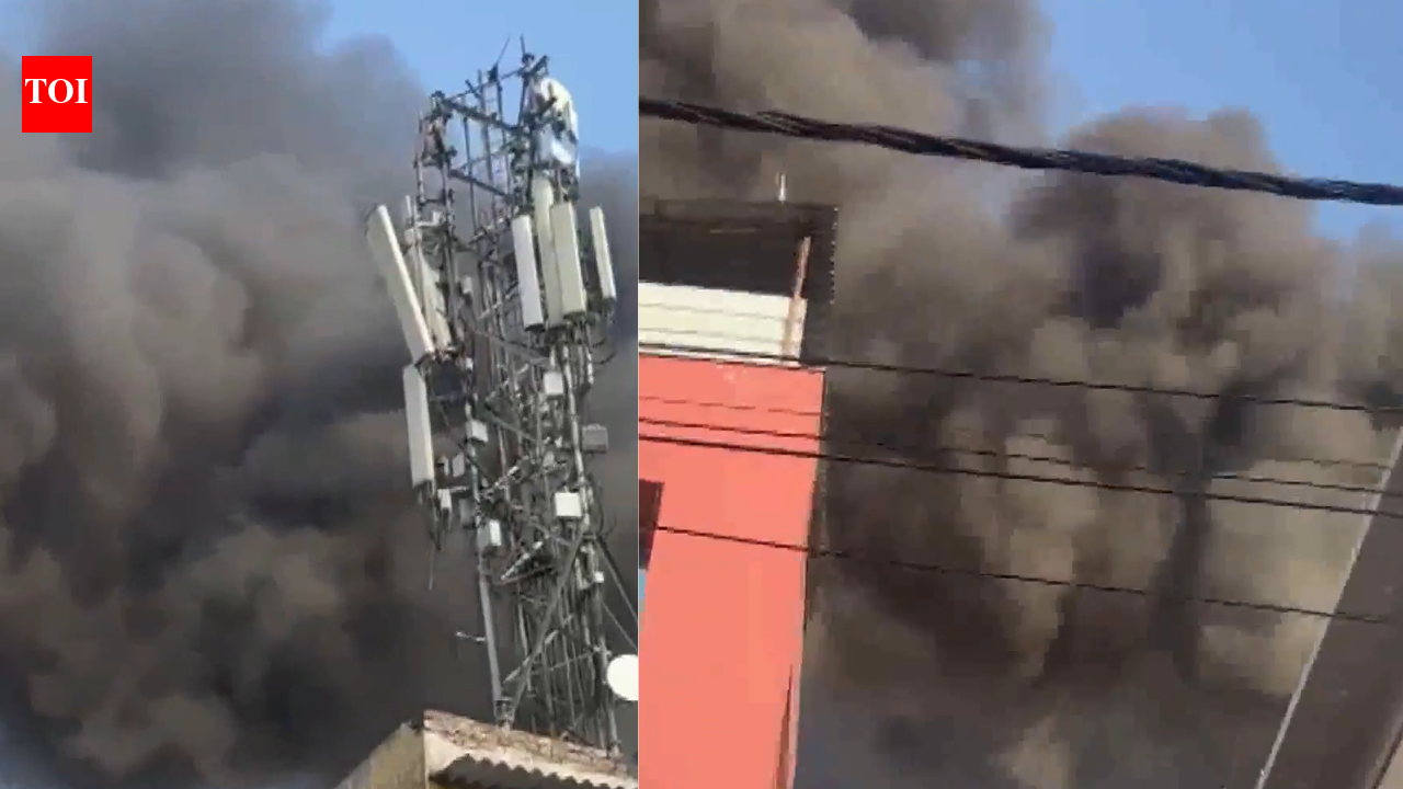 Massive fire breaks out at private company in Noida Sector 9
