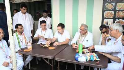 Rahul Gandhi attends Congress training camp in Chhattisgarh