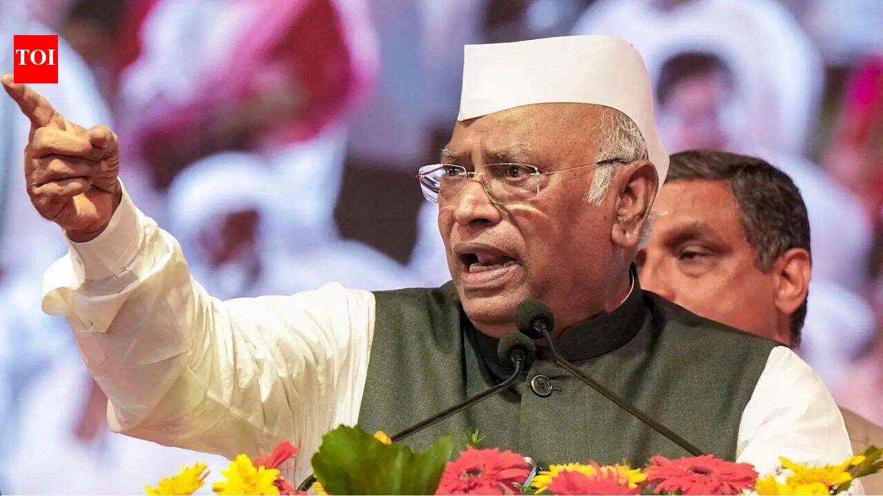 'Modi destroying India, Trump the world': Kharge takes 'good friends' dig at PM