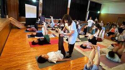 Baripada instructor leads yoga day session in Japanese city