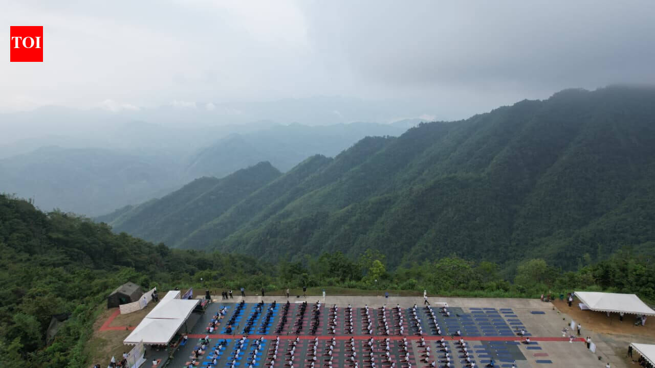 300 gather at AR helipad in Mizoram for yoga session